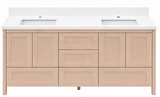 Hanleigh 60" Shaker Door Bathroom Vanity