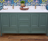 Hanleigh 60" Shaker Door Bathroom Vanity