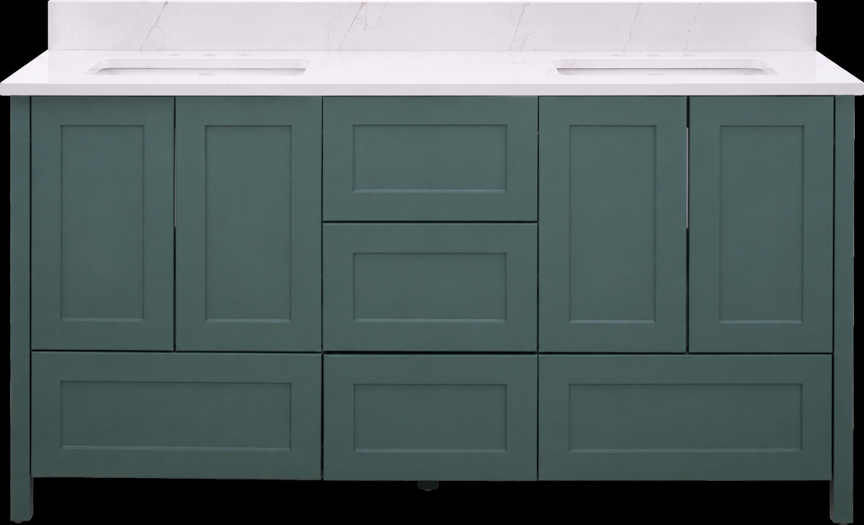 Hanleigh 60" Shaker Door Bathroom Vanity