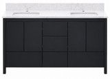Hanleigh 60" Slab Door Bathroom Vanity