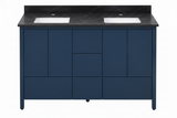 Hanleigh 60" Slab Door Bathroom Vanity