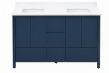Hanleigh 60" Slab Door Bathroom Vanity
