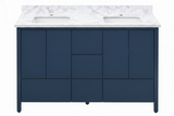 Hanleigh 60" Slab Door Bathroom Vanity
