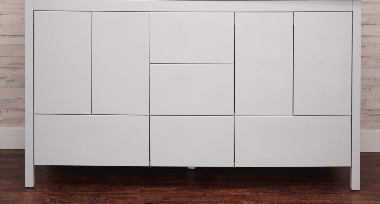 Hanleigh 60" Slab Door Bathroom Vanity