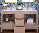 Hanleigh 60" Slab Door Bathroom Vanity