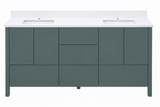 Hanleigh 60" Slab Door Bathroom Vanity