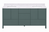 Hanleigh 60" Slab Door Bathroom Vanity
