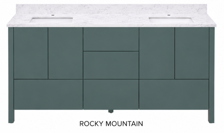 Hanleigh 60" Shaker Door Bathroom Vanity