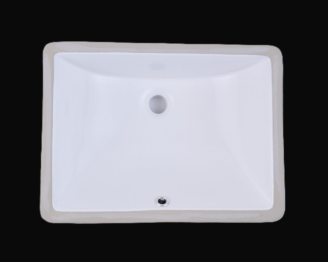 20 1/4 in. Porcelain Through Bathroom Sink