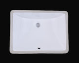 20 1/4 in. Porcelain Through Bathroom Sink