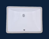 20 1/4 in. Porcelain Through Bathroom Sink