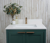 31" Single Bowl Quartz Vanity Top