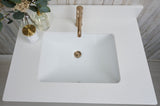 31" Single Bowl Quartz Vanity Top