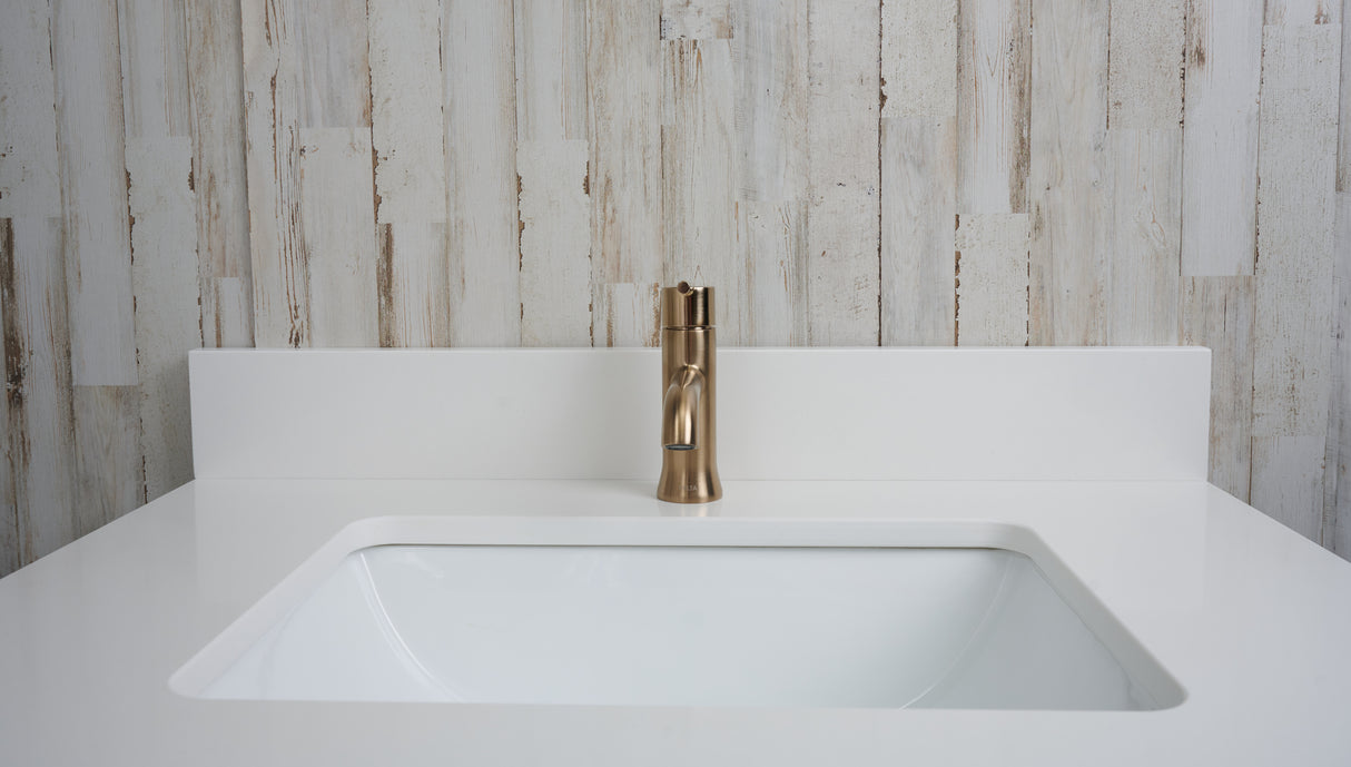 31" Single Bowl Quartz Vanity Top