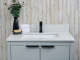 31" Single Bowl Quartz Vanity Top