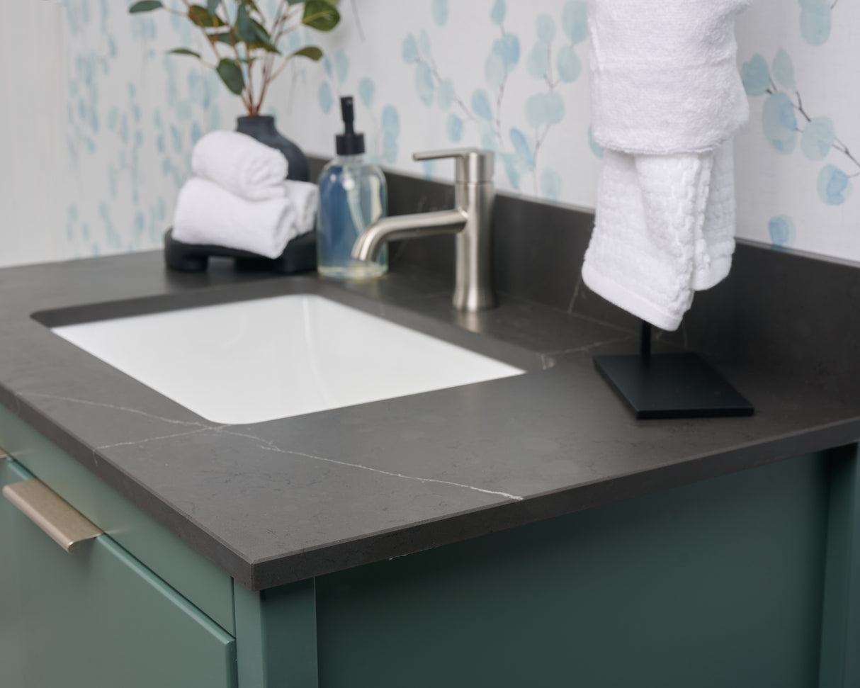 37" Single Bowl Quartz Vanity Top