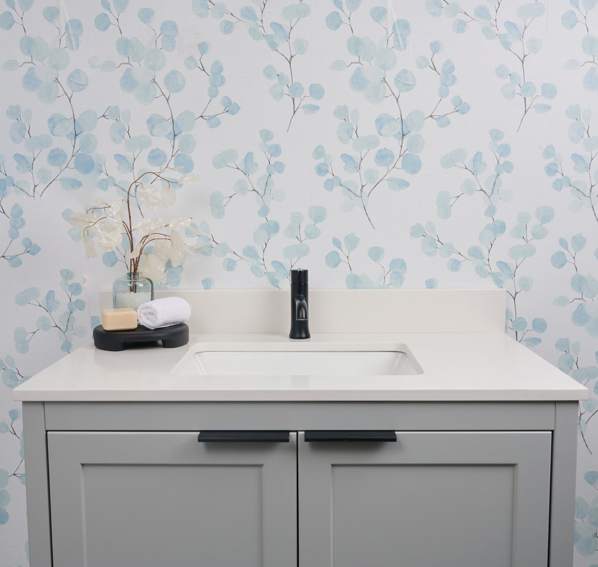 37" Single Bowl Quartz Vanity Top