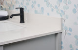 37" Single Bowl Quartz Vanity Top