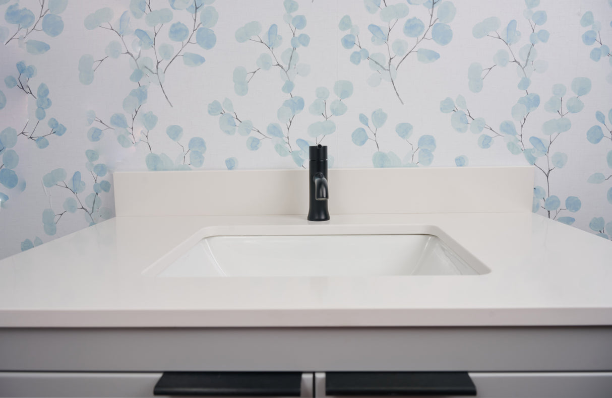 37" Single Bowl Quartz Vanity Top
