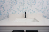 37" Single Bowl Quartz Vanity Top