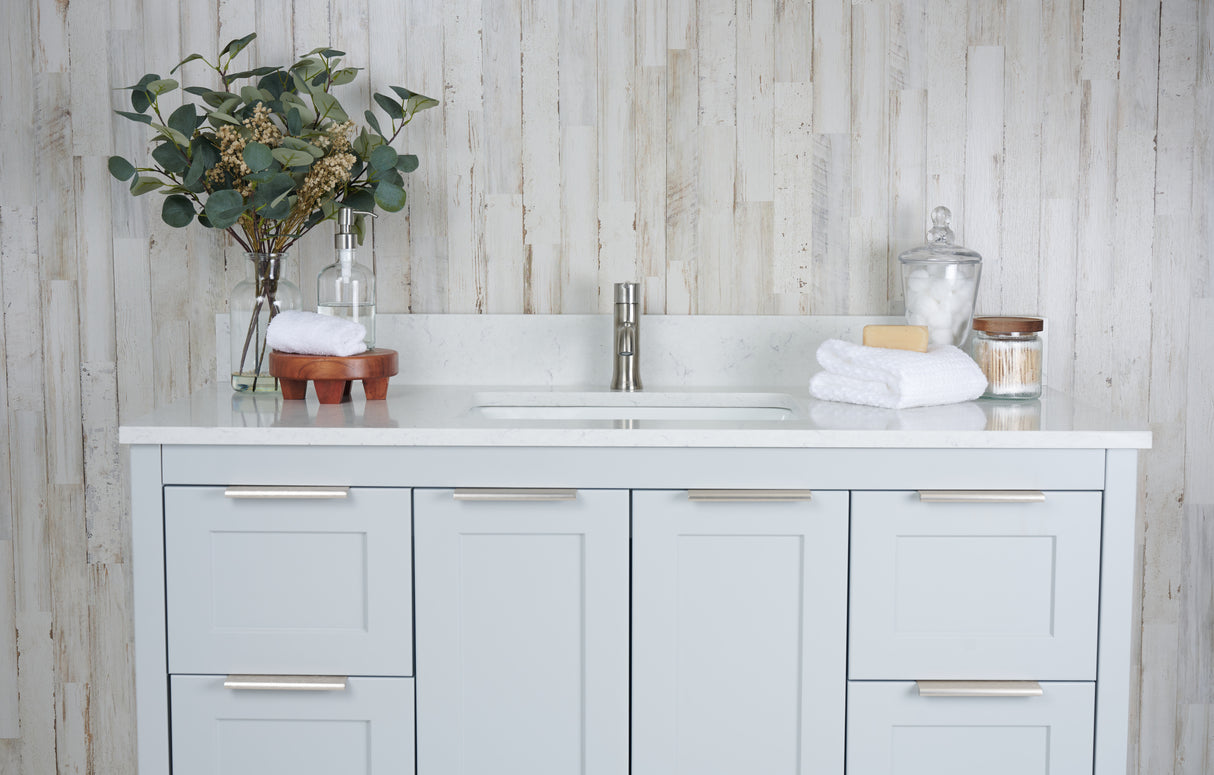 49" Single Bowl Quartz Vanity Top