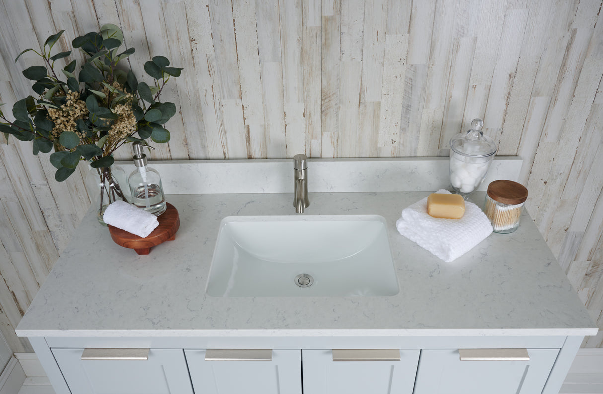 49" Single Bowl Quartz Vanity Top