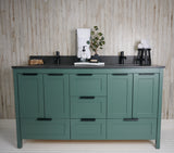 61" Double Bowl Quartz Vanity Top