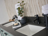 61" Double Bowl Quartz Vanity Top