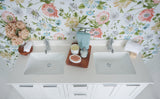 61" Double Bowl Quartz Vanity Top