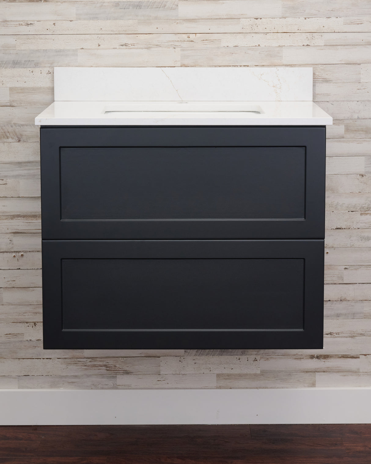 Gunner 30" Wall Mount Shaker Door Bathroom Vanity