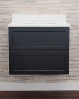 Gunner 30" Wall Mount Shaker Door Bathroom Vanity