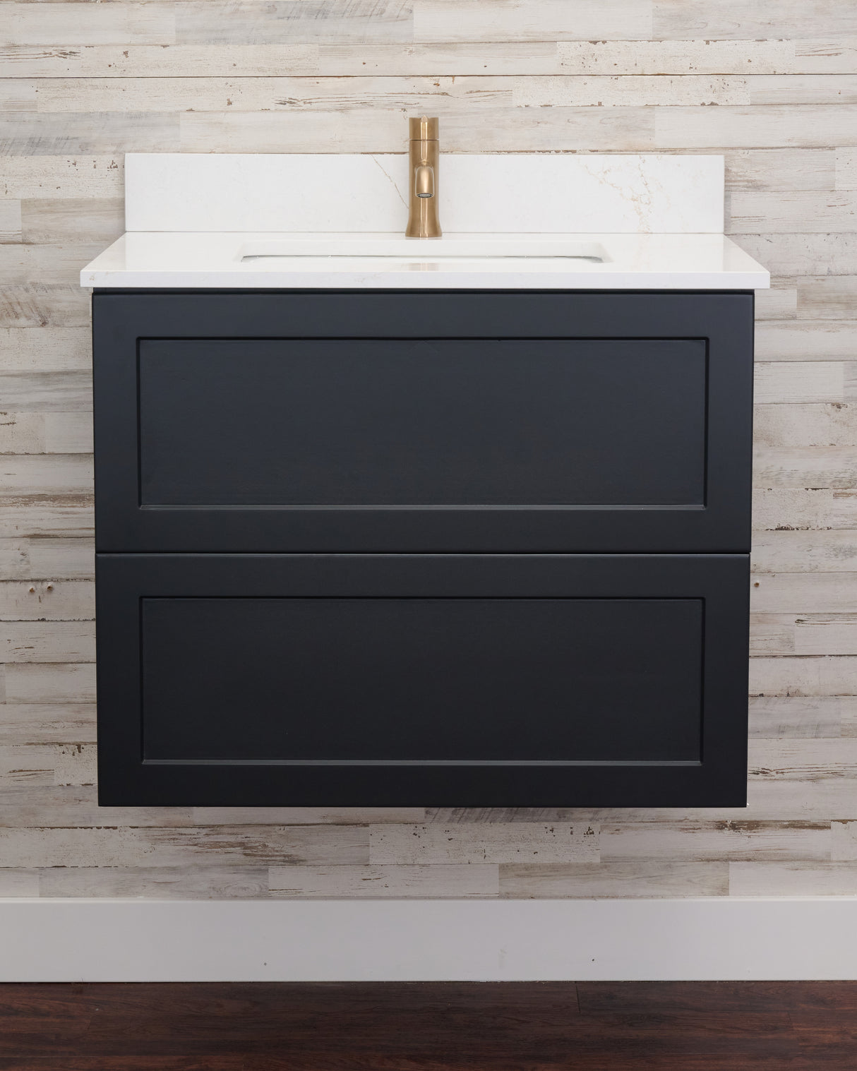 Gunner 30" Wall Mount Shaker Door Bathroom Vanity