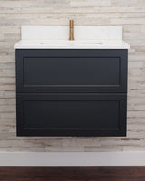 Gunner 30" Wall Mount Shaker Door Bathroom Vanity
