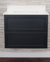 Gunner 30" Wall Mount Shaker Door Bathroom Vanity