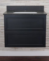 Gunner 30" Wall Mount Shaker Door Bathroom Vanity