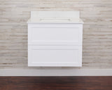 Gunner 30" Wall Mount Shaker Door Bathroom Vanity