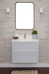 Gunner 30" Wall Mount Shaker Door Bathroom Vanity