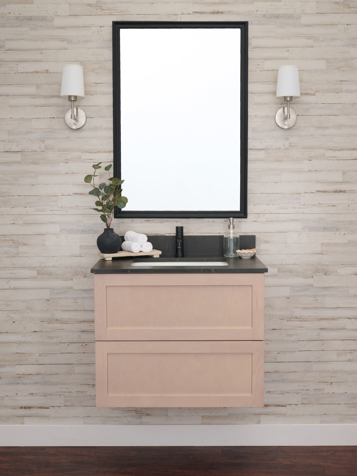 Gunner 30" Wall Mount Shaker Door Bathroom Vanity