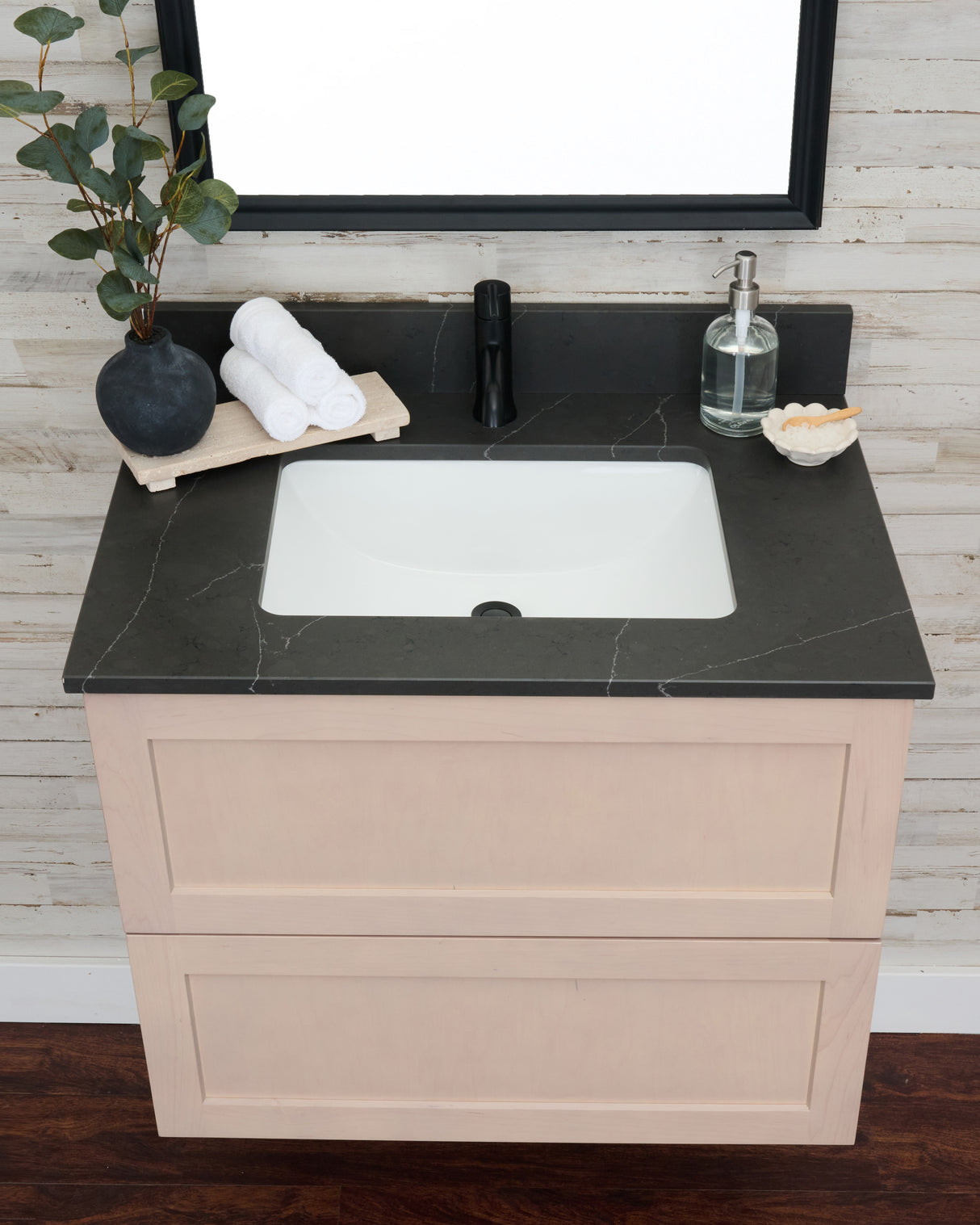 Gunner 30" Wall Mount Shaker Door Bathroom Vanity