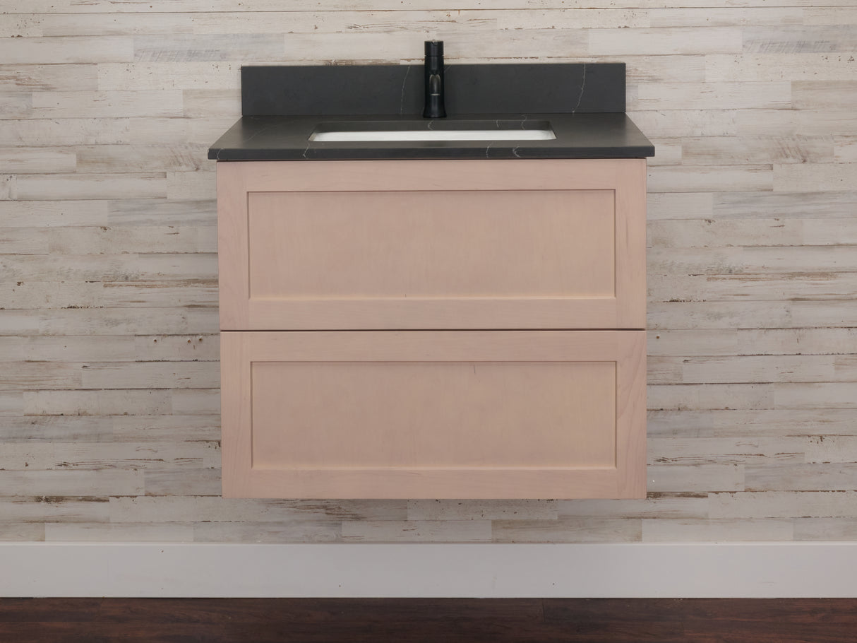 Gunner 30" Wall Mount Shaker Door Bathroom Vanity