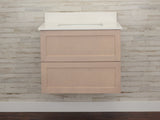 Gunner 30" Wall Mount Shaker Door Bathroom Vanity