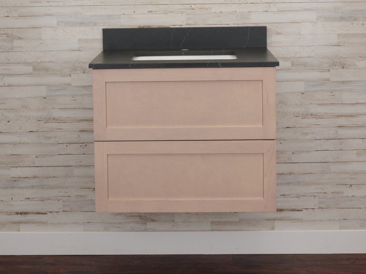 Gunner 30" Wall Mount Shaker Door Bathroom Vanity