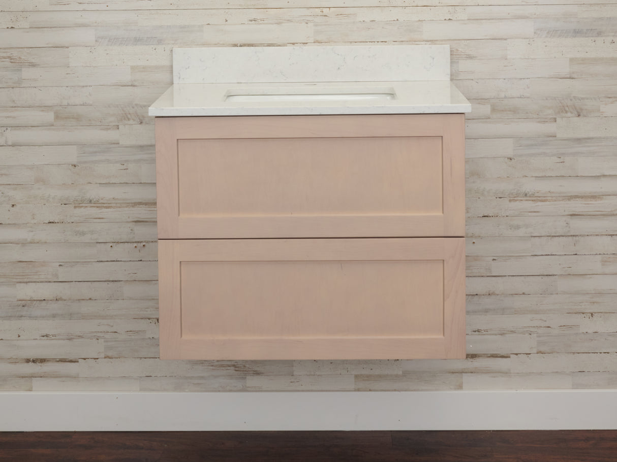 Gunner 30" Wall Mount Shaker Door Bathroom Vanity