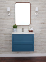 Gunner 30" Wall Mount Shaker Door Bathroom Vanity