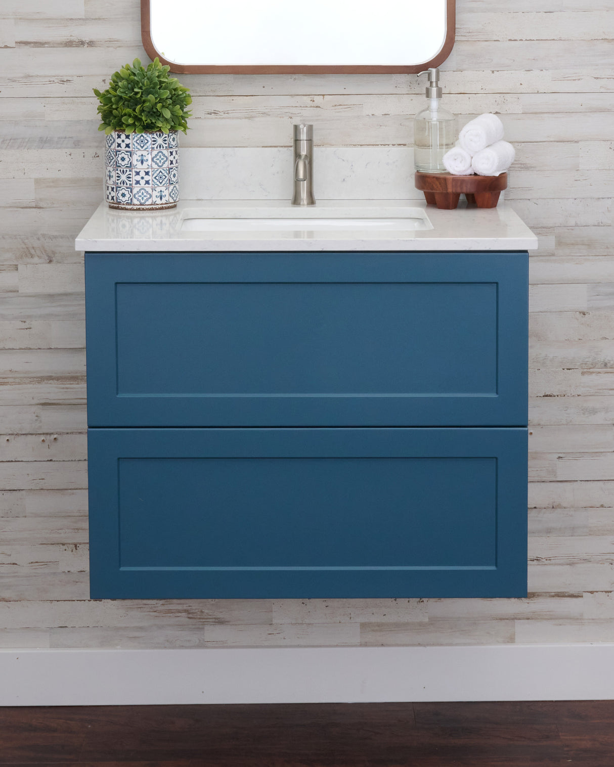 Gunner 30" Wall Mount Shaker Door Bathroom Vanity