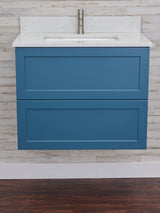 Gunner 30" Wall Mount Shaker Door Bathroom Vanity