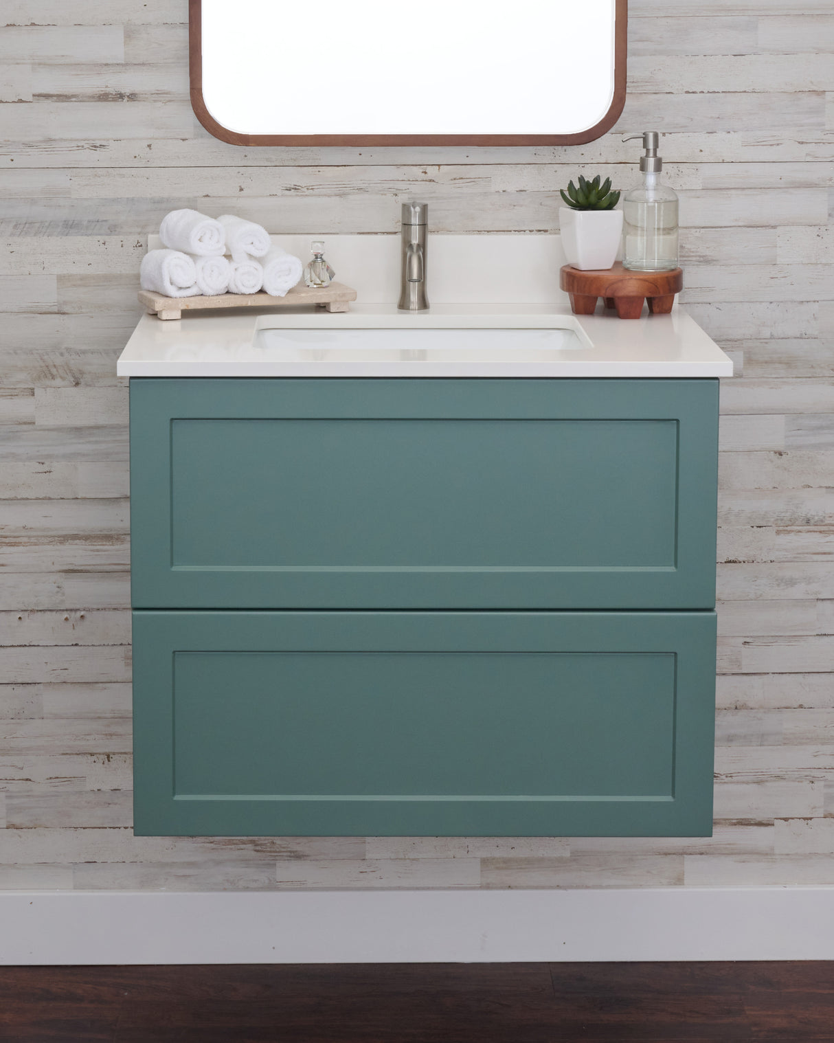 Gunner 30" Wall Mount Shaker Door Bathroom Vanity