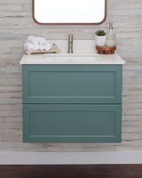 Gunner 30" Wall Mount Shaker Door Bathroom Vanity