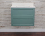 Gunner 30" Wall Mount Shaker Door Bathroom Vanity