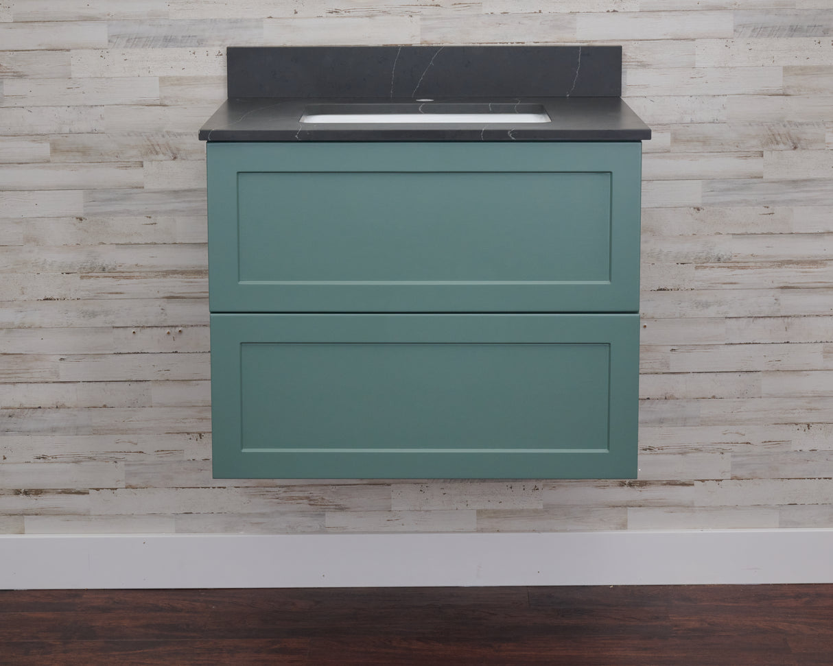Gunner 30" Wall Mount Shaker Door Bathroom Vanity